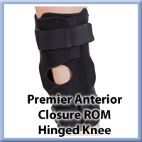 Premier Anterior Closure ROM Hinged 13in Knee